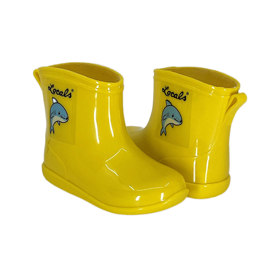 New! Kids Rain Boots - Yellow